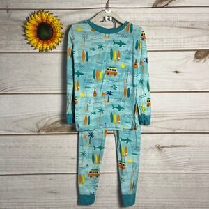 Little Sleepies 4T Kids Pajama Set Long Sleeve Pants Surf Life